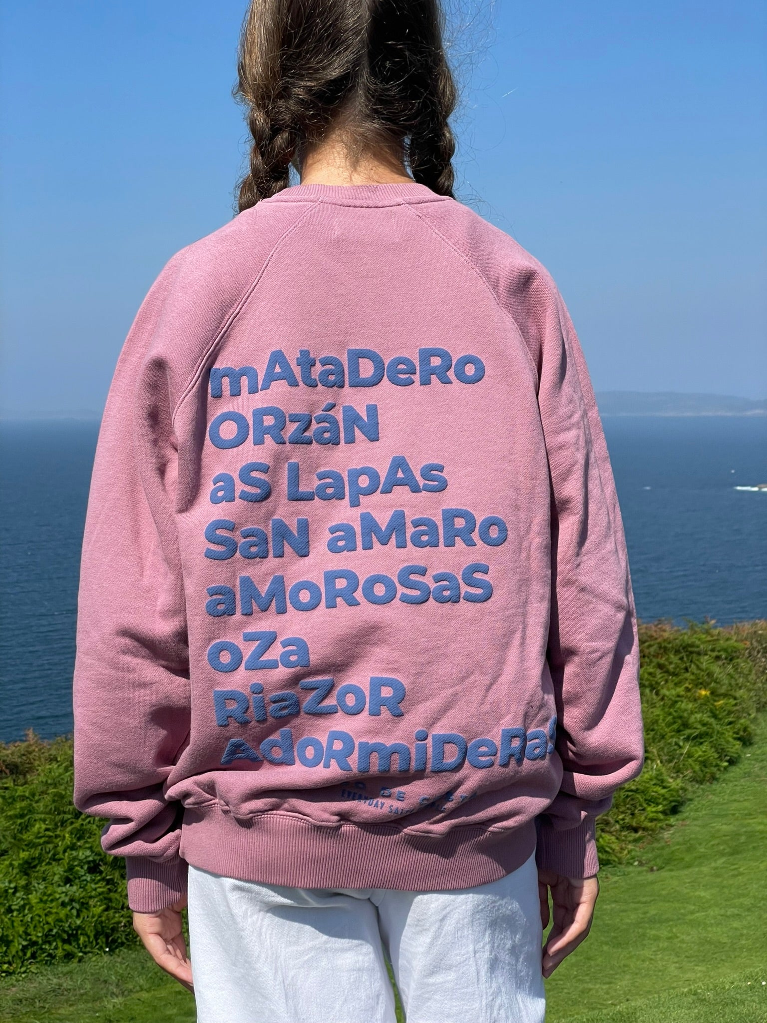 SUDADERA LA CORUÑA ROSA/AZUL